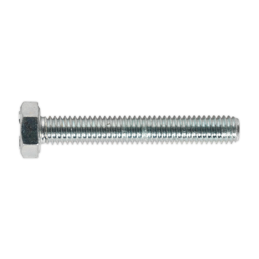 Sealey HT Setscrew M6 x 40mm 8.8 Zinc Plated DIN 933 - Pack of 50 Pieces SS640