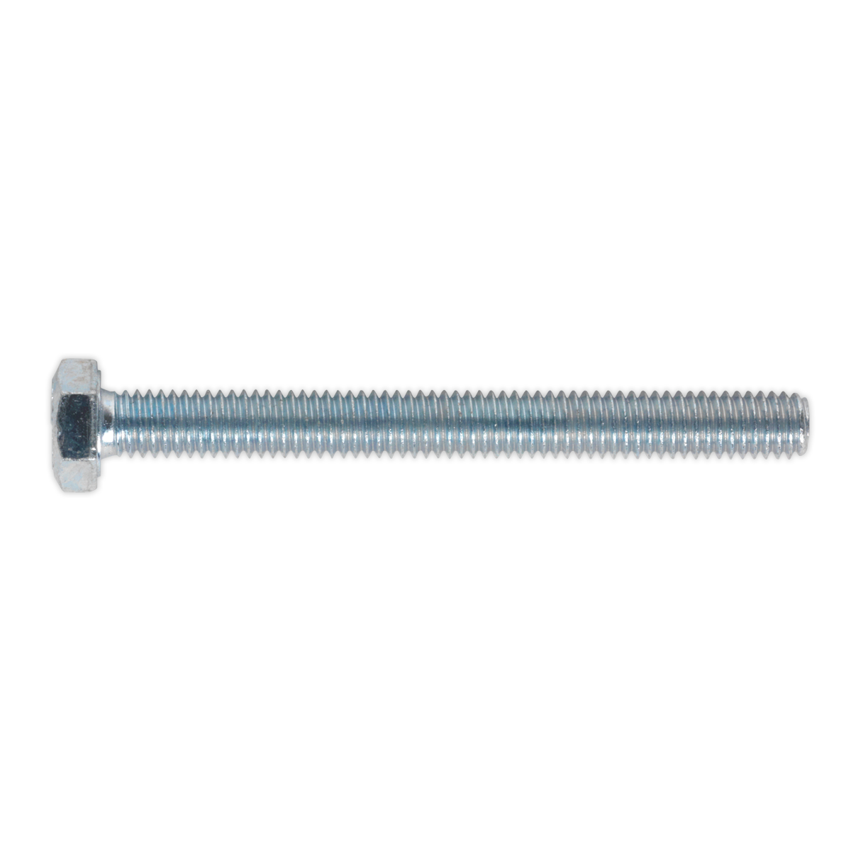 Sealey HT Setscrew M6 x 60mm 8.8 Zinc Plated DIN 933 - Pack of 50 Pieces SS660