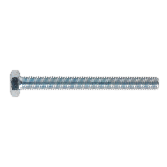 Sealey HT Setscrew M6 x 60mm 8.8 Zinc Plated DIN 933 - Pack of 50 Pieces SS660