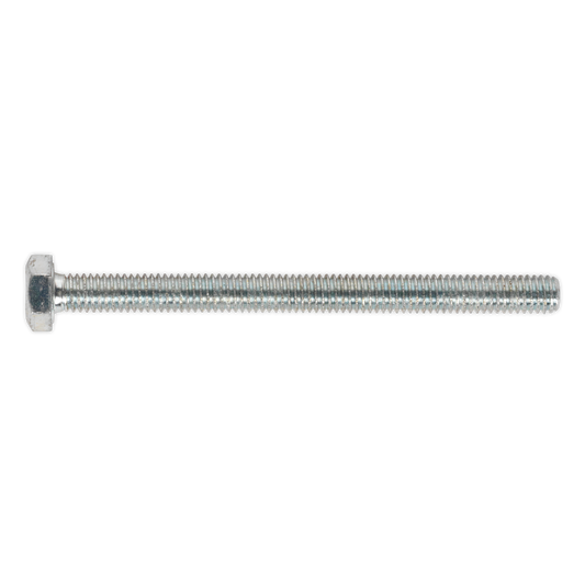 Sealey HT Setscrew M6 x 75mm 8.8 Zinc Plated DIN 933 - Pack of 50 Pieces SS675