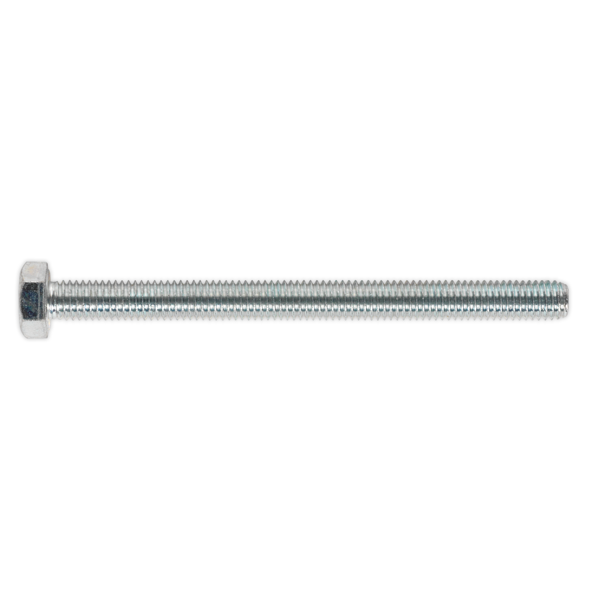 Sealey HT Setscrew M8 x 100mm 8.8 Zinc Plated DIN 933 Pack of 25 Pieces SS8100