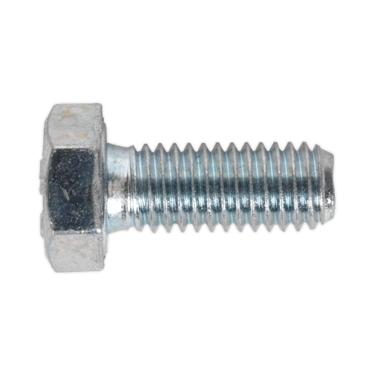 Sealey HT Setscrew M8 x 20mm 8.8 Zinc Plated DIN 933 - Pack of 50 Pieces SS820