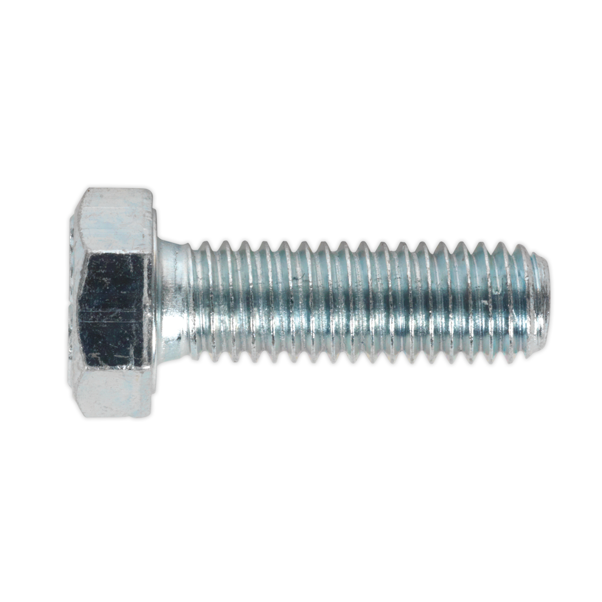Sealey HT Setscrew M8 x 25mm 8.8 Zinc Plated DIN 933 - Pack of 50 Pieces SS825