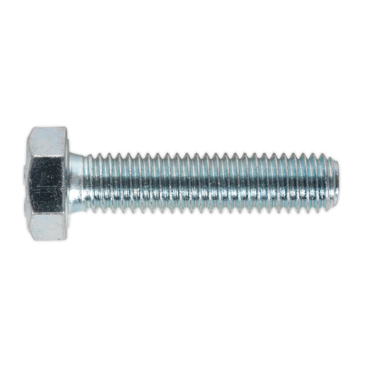 Sealey HT Setscrew M8 x 35mm 8.8 Zinc Plated DIN 933 - Pack of 50 Pieces SS835