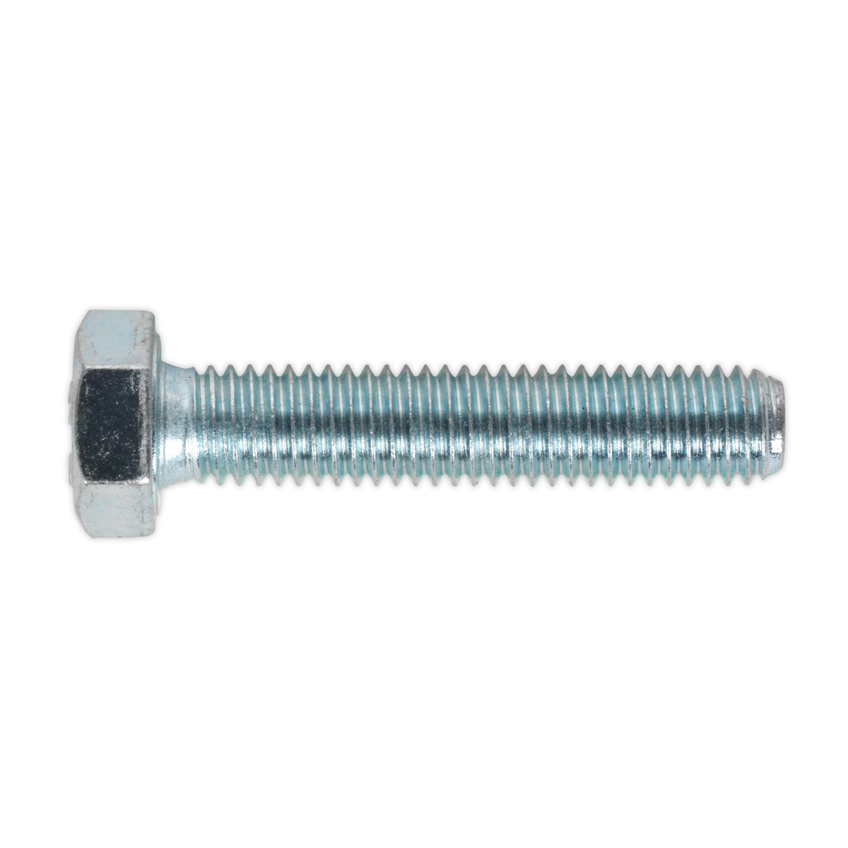 Sealey HT Setscrew M8 x 40mm 8.8 Zinc Plated DIN 933 - Pack of 50 Pieces SS840