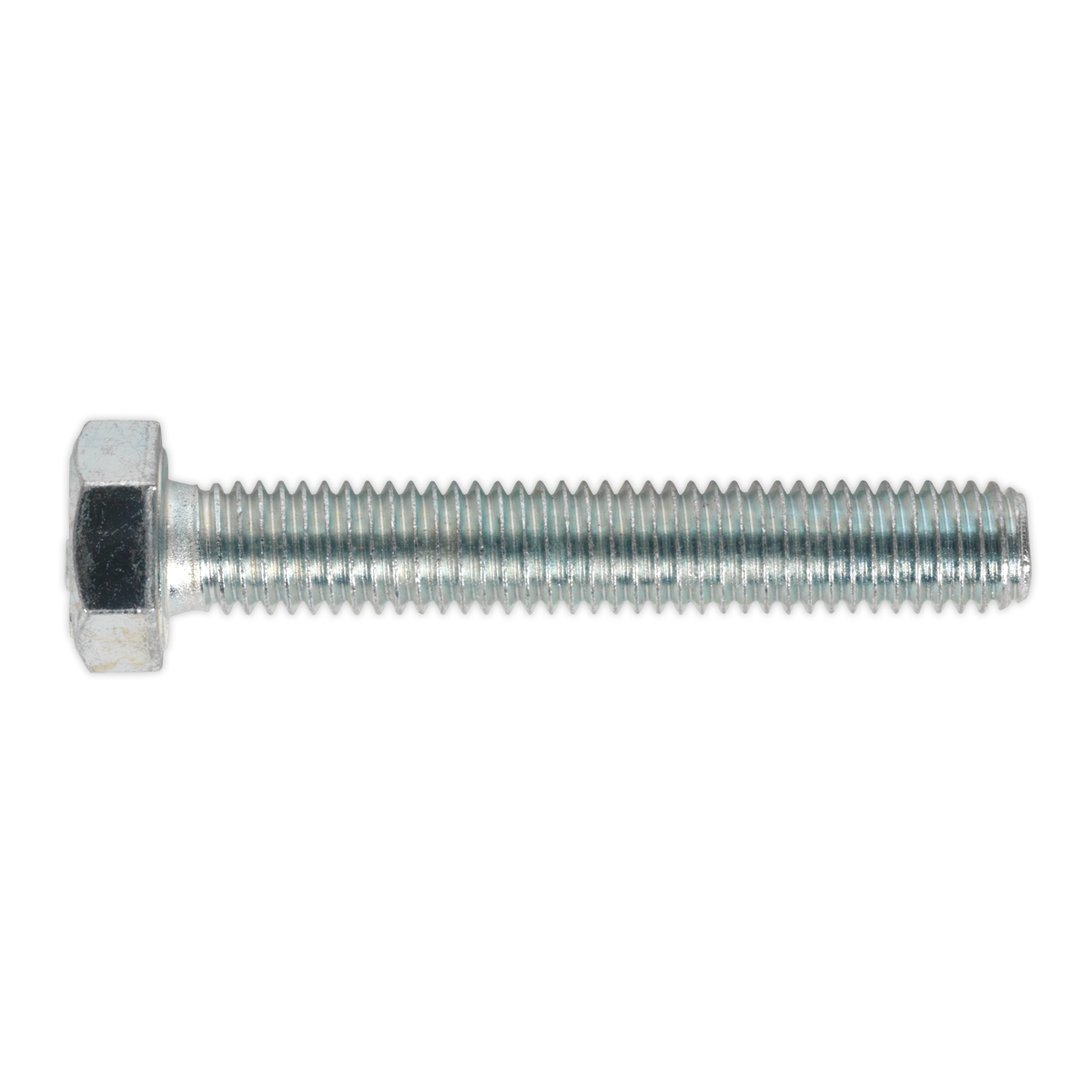 Sealey HT Setscrew M8 x 50mm 8.8 Zinc Plated DIN 933 - Pack of 50 Pieces SS850