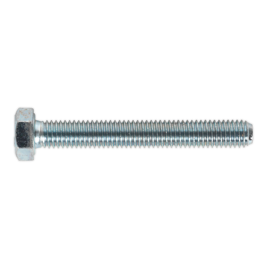 Sealey HT Setscrew M8 x 60mm 8.8 Zinc Plated DIN 933 - Pack of 50 Pieces SS860