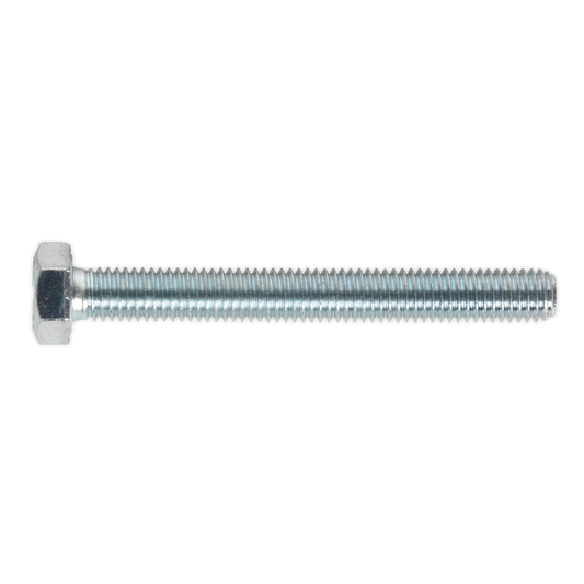 Sealey HT Setscrew M8 x 70mm 8.8 Zinc Plated DIN 933 - Pack of 25 Pieces SS870