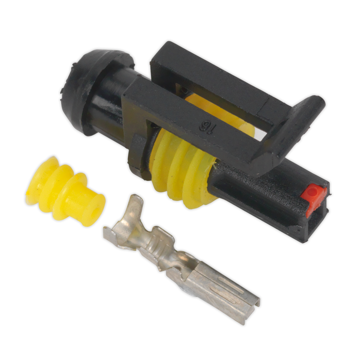 Sealey Superseal Female Connector With Housing Terminals 1-Way Pack of 5 SSC1F
