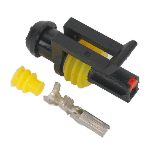 Sealey Superseal Female Connector With Housing Terminals 1-Way Pack of 5 SSC1F