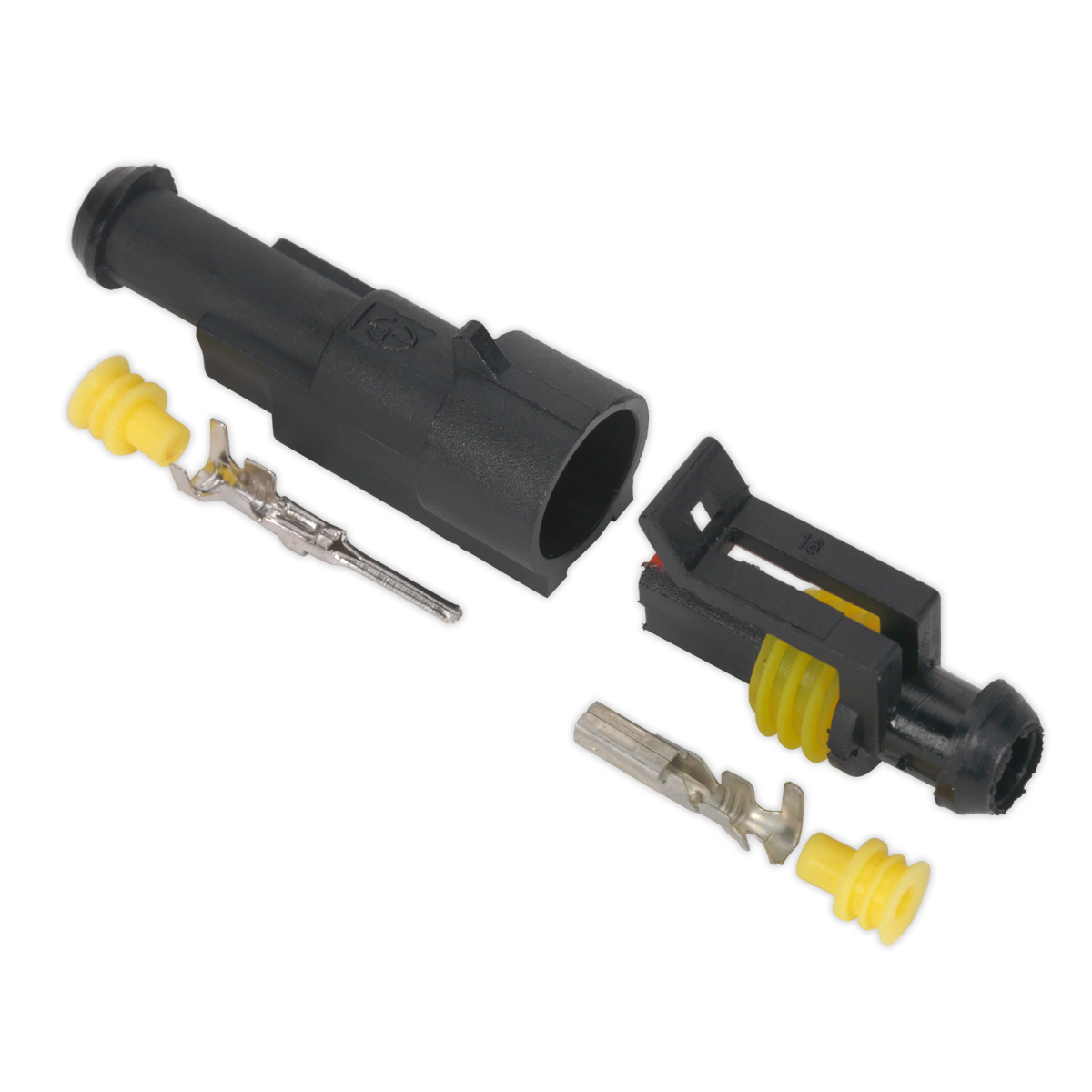 Sealey Superseal Male & Female With Housing Terminals Connector 1-Way SSC1MF