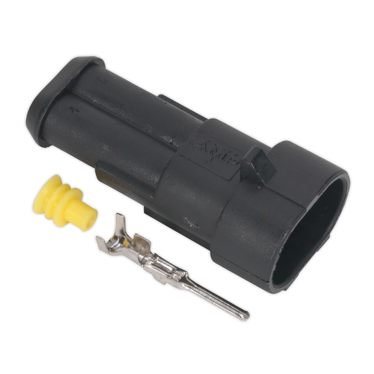 Sealey Superseal Male Connector With Housing Terminals 2-Way Pack of 5 SSC2M