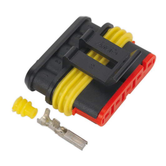 Sealey Superseal Female Connector With Housing Terminals 5-Way Pack of 3 SSC5F