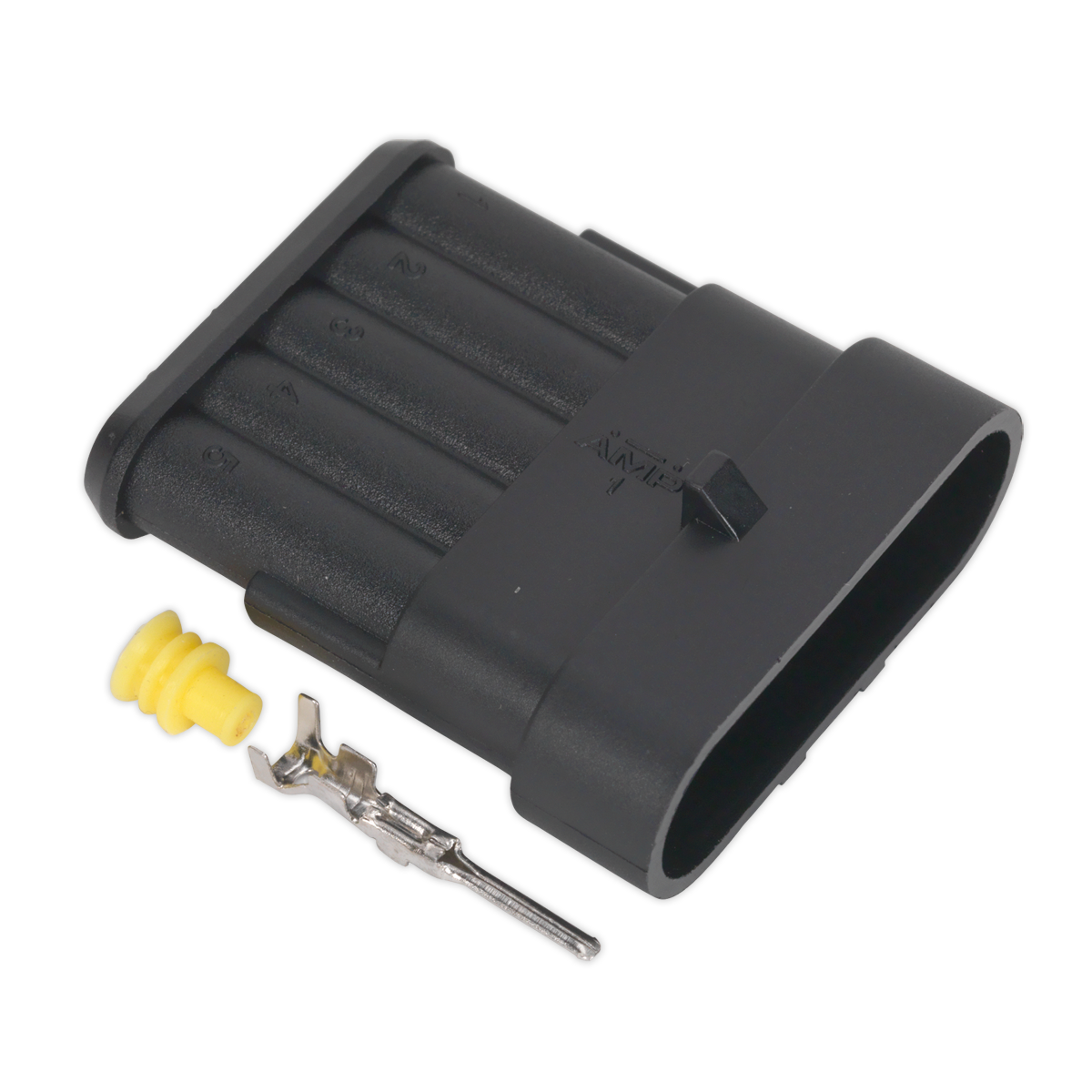 Sealey Superseal Male Connector With Housing Terminals 5-Way Pack of 3 SSC5M