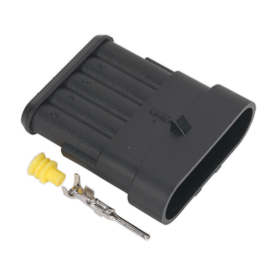 Sealey Superseal Male Connector With Housing Terminals 5-Way Pack of 3 SSC5M
