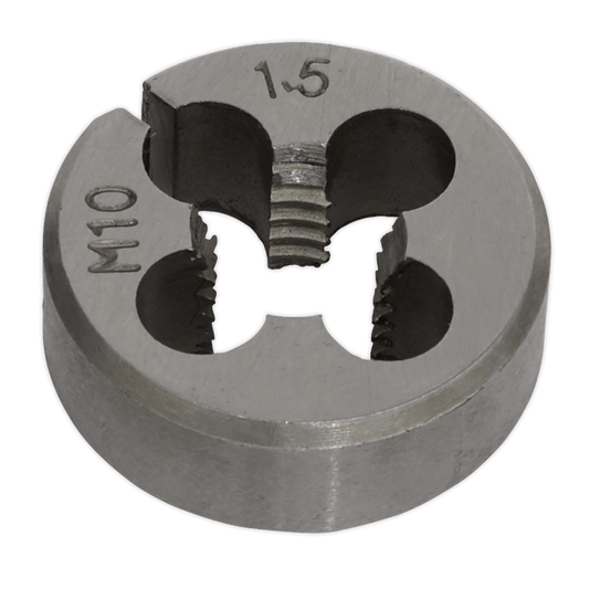 Sealey M10 x 1.5mm High Quality Steel Split Die With Plastic Storage Case SSDM10