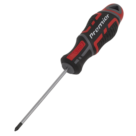 Sealey Screwdriver Pozi 0 x 75mm GripMAX - Daily Professional Use Tool AK4364