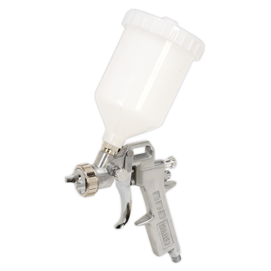 Sealey Spray Gun Gravity Feed 1.8mm Set Up With Adjustable Paint Flow SSG502