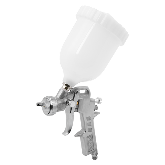 Sealey Spray Gun Gravity Feed 1.5mm Set-Up For Water Based Paint SSG503