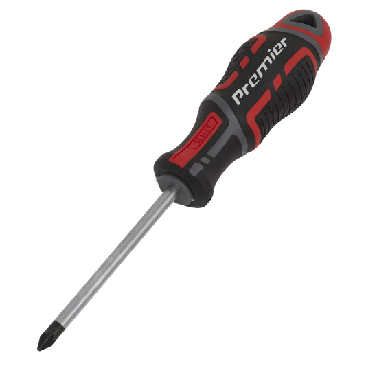 Sealey Screwdriver Pozi 1 x 75mm GripMAX - Daily Professional Use Tool AK4365