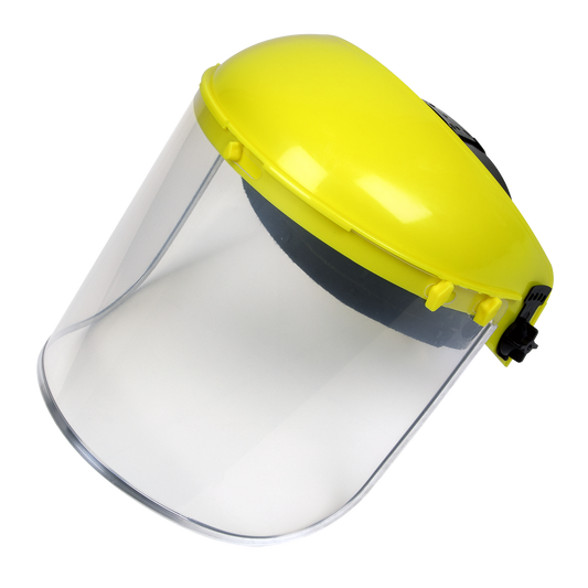 Sealey Brow Guard With Full Face Shield & Brushed Nylon Comfort Band SSP10E
