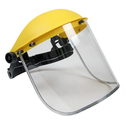 Sealey Brow Guard & Full Face Shield Workshop Safety Eyewear Protection SSP11E