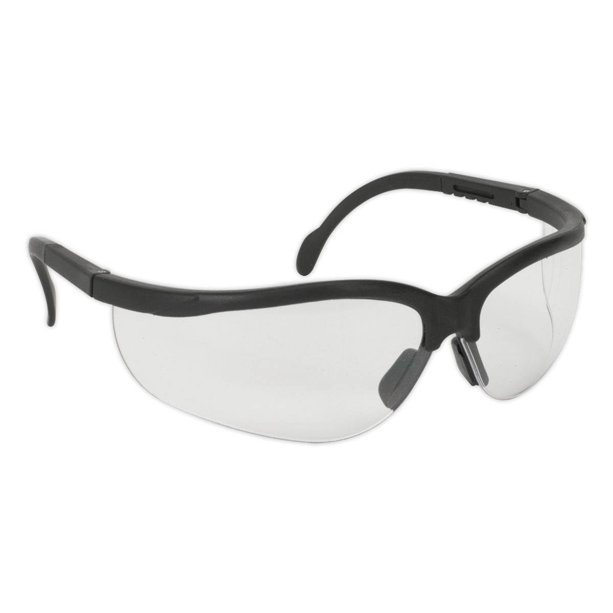 Sealey Adjustable Arm Safety Spectacles Anti-Scratch Polycarbonate Lens SSP44