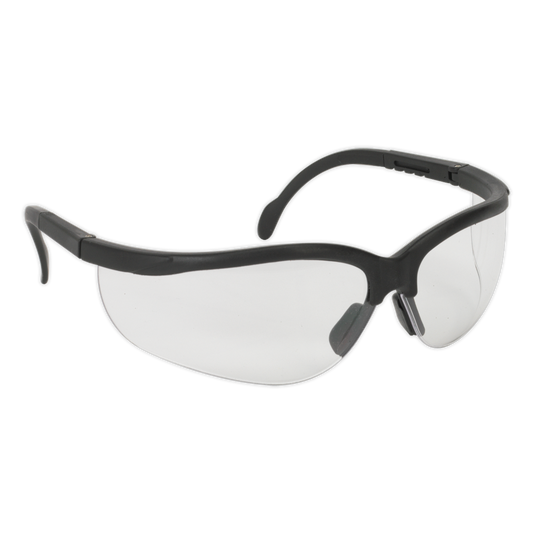 Sealey Adjustable Arm Safety Spectacles Anti-Scratch Polycarbonate Lens SSP44