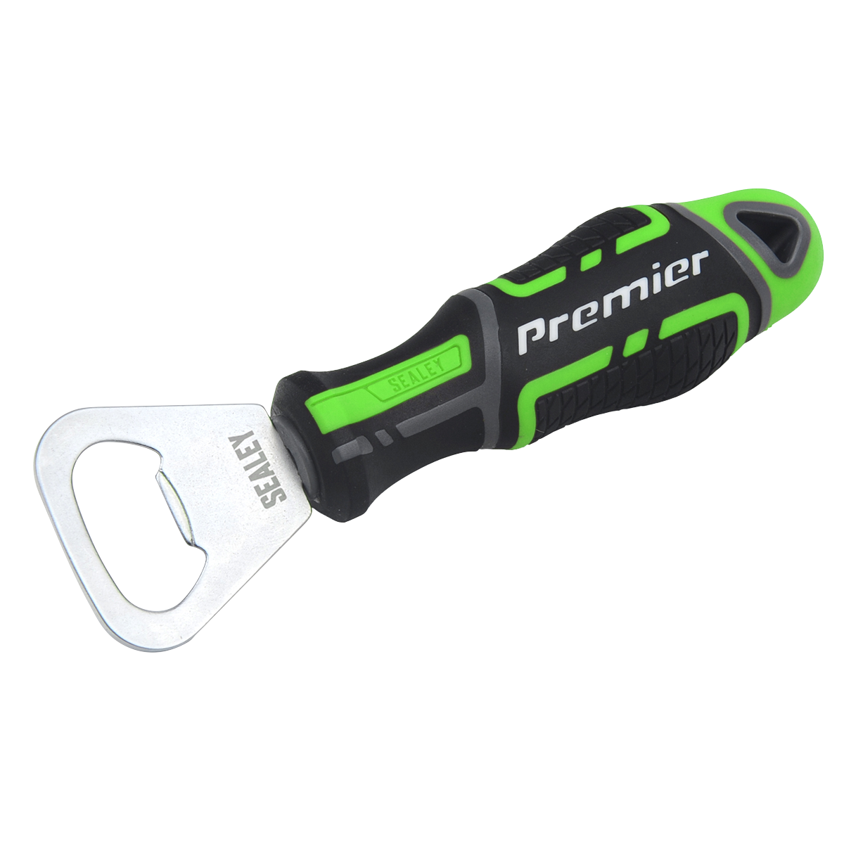 Sealey GripMAX Hi-Vis Green Bottle Opener Premier With Hanging Hole AK4368HV