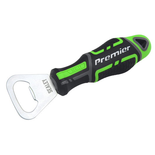 Sealey GripMAX Hi-Vis Green Bottle Opener Premier With Hanging Hole AK4368HV