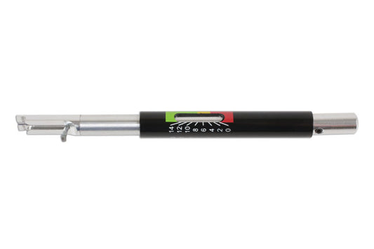 LASER 6678 Brake Pad Thickness Gauge Aluminium Pencil Type Colour Coded