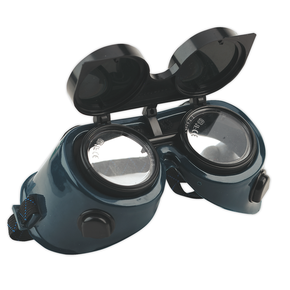 Sealey Gas Welding Goggles Glasses With Flip-Up Lenses Safety Eyewear SSP6