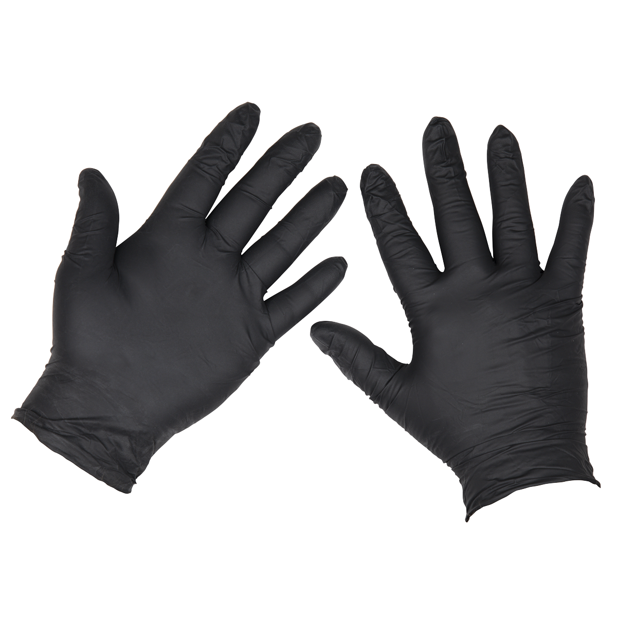 Sealey Extra Thick Powder-Free Disposable Nitrile Gloves XL 100 Pieces SSP60XL