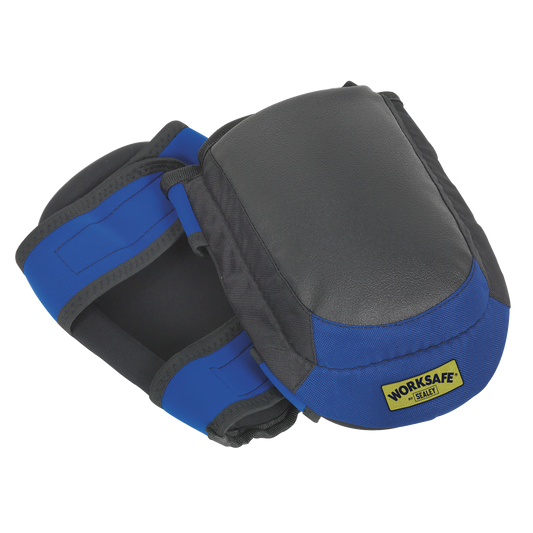 Sealey Heavy Duty Double Gel Knee Pads Support Safety Protectors - Pair SSP63