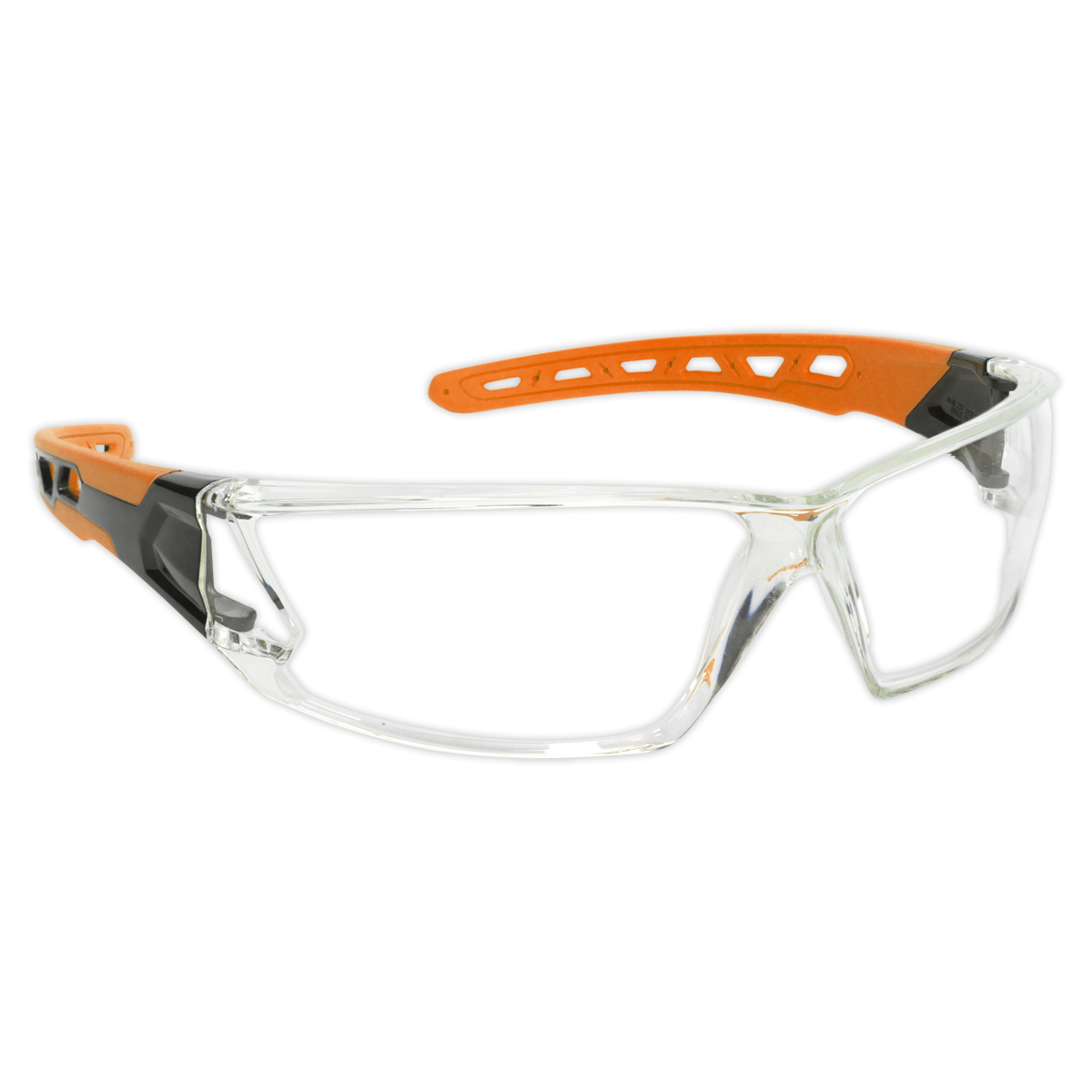 Sealey Safety Spectacles Eyewear Protection Glasses Clear Lens Lightweight SSP66