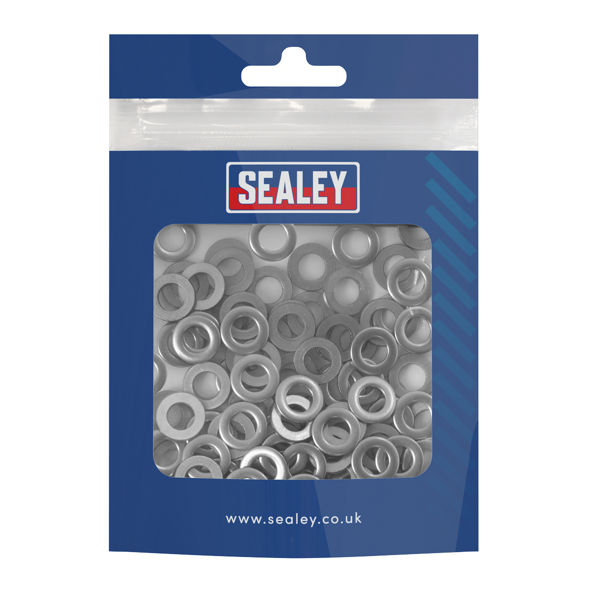 Sealey Stainless Steel Flat Washer Din 125 M6 Size 100 Pieces Stainless Steel