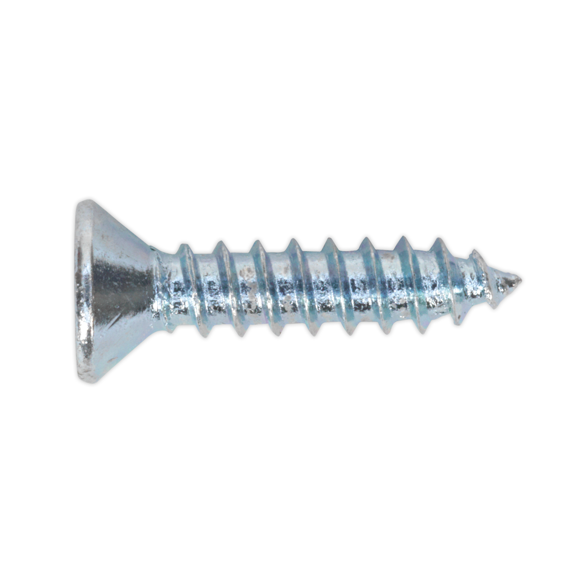 Sealey Self Tapping Screw 3.5 x 16mm Countersunk Pozi DIN 7982 100 Pieces ST3516