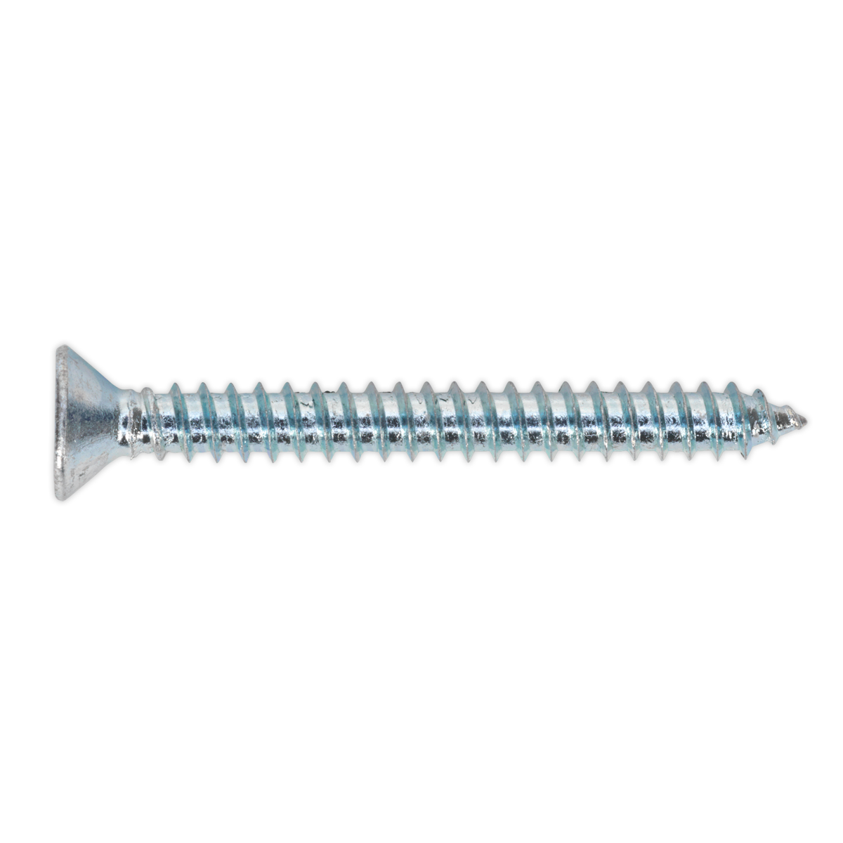 Sealey Self Tapping Screw 4.2 x 38mm Countersunk Pozi DIN 7982 100 Pieces ST4238