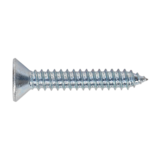 Sealey Self Tapping Screw 6.3 x 38mm Countersunk Pozi DIN 7982 100 Pieces ST6338