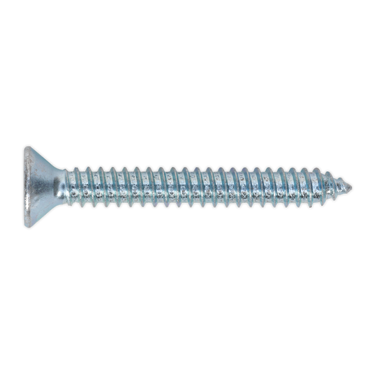 Sealey Self Tapping Screw 6.3 x 51mm Countersunk Pozi DIN 7982 100 Pieces ST6351
