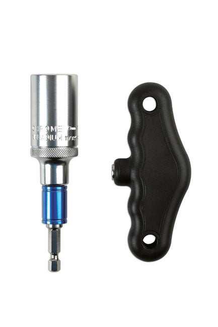 LASER 6693 Universal Survivor Socket With Handle 1/2" Drive Chrome Vanadium
