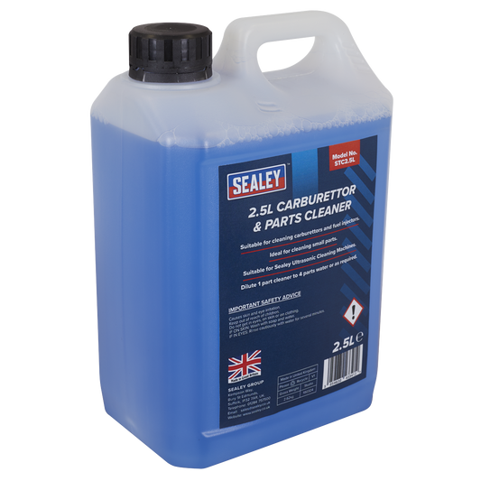 Sealey Carburettor & Parts Cleaner 2.5L For Carburettors Fuel Injectors STC2.5L