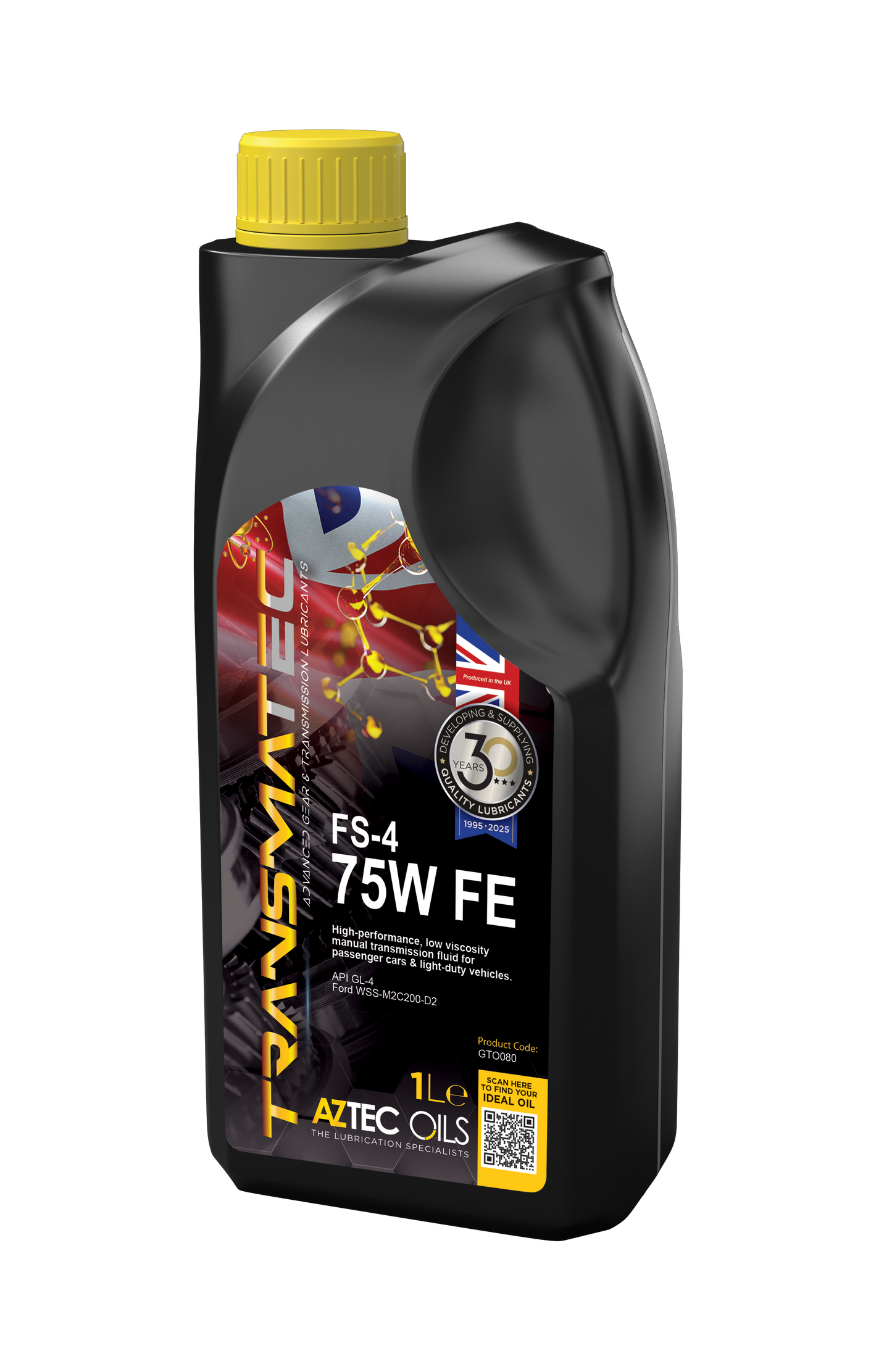 Manual Gearbox Oil 1L TRANSMATEC FS-4 75W FE Fully Synthetic Aztec GTO080-S10