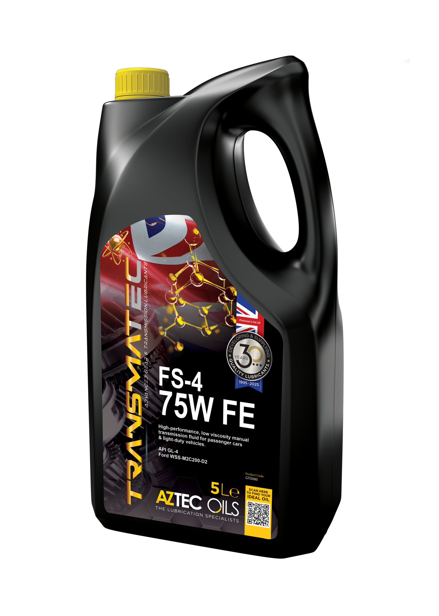 Manual Gearbox Oil 5LTRANSMATEC FS-4 75W FE Fully Synthetic Aztec GTO080-S50