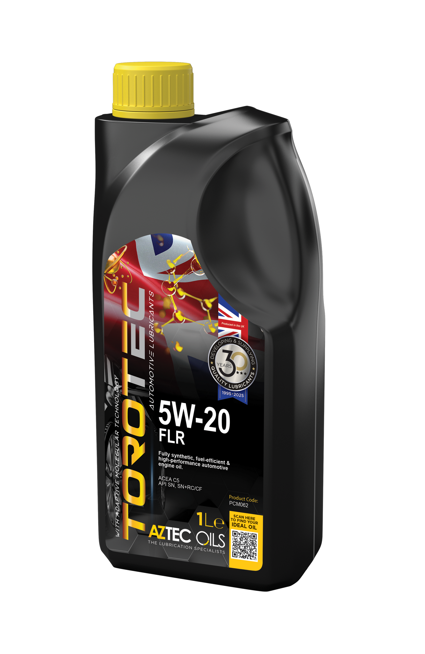 Engine Oil 1L TOROTEC 5W-20 FLR Fully Synthetic Aztec Oils PCM062-S10